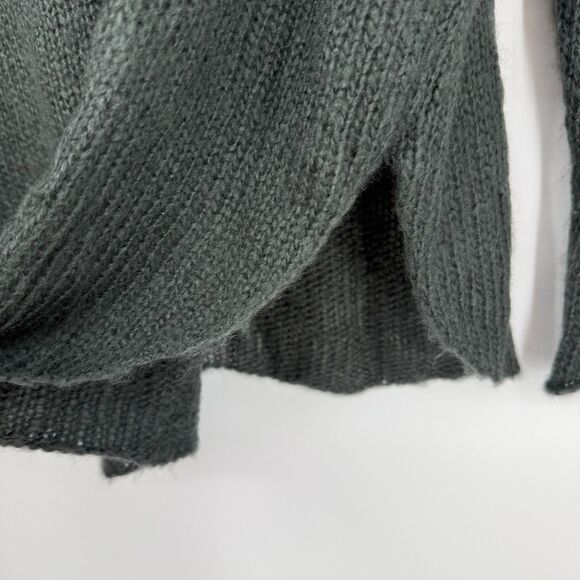 Wooden Ships Oversized Loose Knit Mohair Wool Blend Heart Sweater Size S/M - Picture 7 of 13